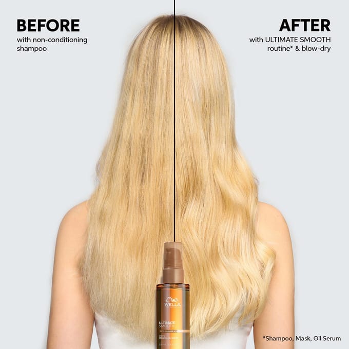 Wella Ultimate Smooth Voedende conditioner voor het haar Afzetting & reparatiespoeling Dames 200 ml