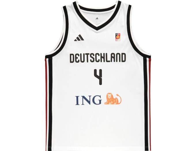 Adidas Dbb Duitsland Lô 4 Shirt Home 2026 Kids Wit