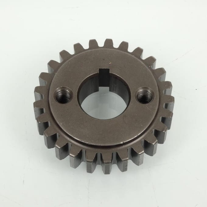 Pignon bout vilebrequin EVOK pour auto Piaggio 50 Ape 2009 à 2017 25 dents Neuf