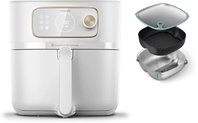 Philips 7000 series - HD9876/25 - Airfryer - Heteluchtfriteuse - 8,3l - 2200W - Wit