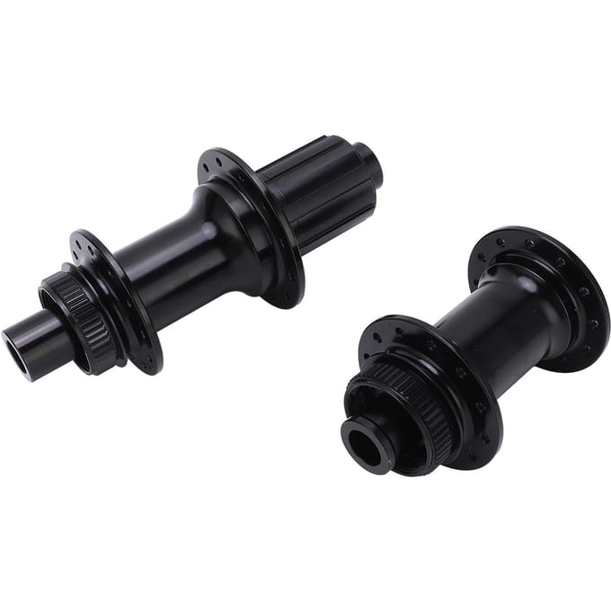 Racefiets Naaf 24 Gaats Remwiel Naaf 3 Palen Freehub Systeem Aluminiumlegering voor Centerlock Schijfrem black