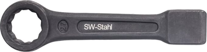 SW-Stahl 00264L Messing knokkelsleutel, twaalfkant, 36 mm