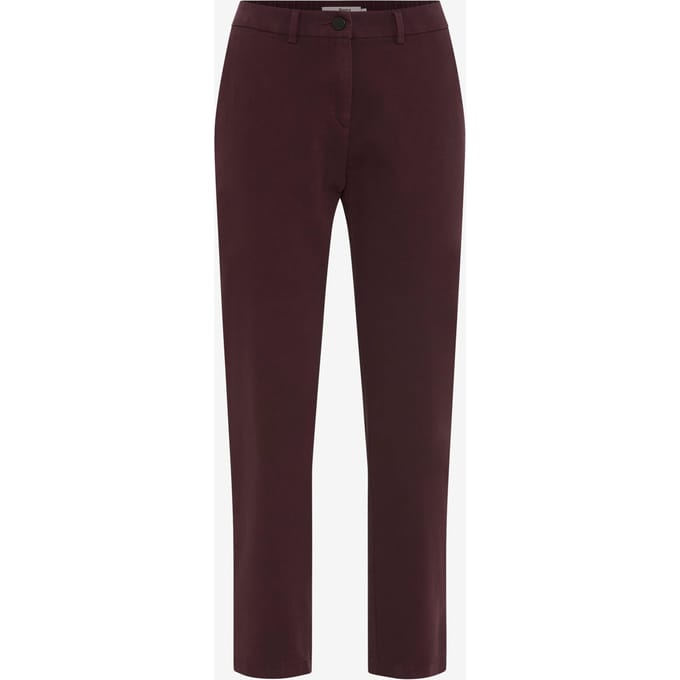 Brax Dames Chino  Style MARON S BLACKBERRY VIOLET, donkerpaars, maat 32K
