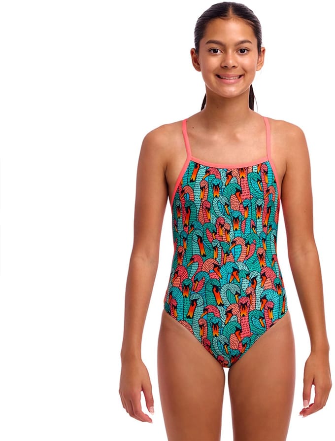 Funkita Strapped In One Piece Zwemkleding Blauw 8 Years Meisjes