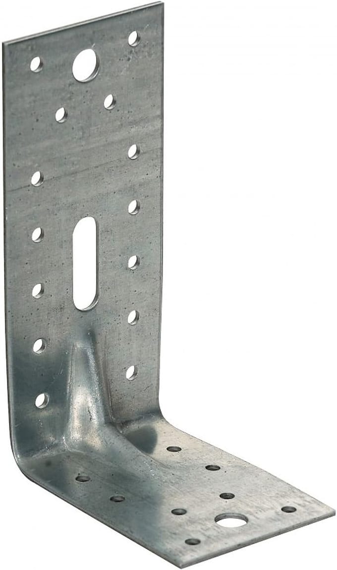 Verstevigd Hoekprofiel - Stalen Versterking - Dakconstructie Versterken - Centrale Versteviging - 150 x 90 mm - Grijs
