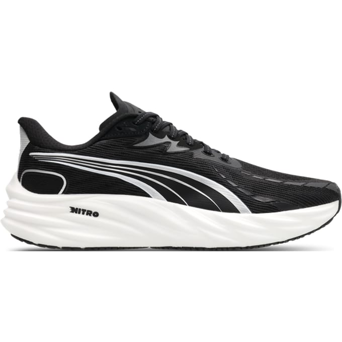 Puma Velocity Nitro Sneakers Heren - Zwart - Maat 44 - Mesh/Synthetisch