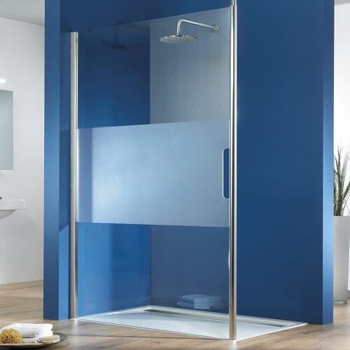 HSK Walk In Easy Comfort 1 front element 90cm with handle cut-out, stop left 1242090-01-50-L-handle