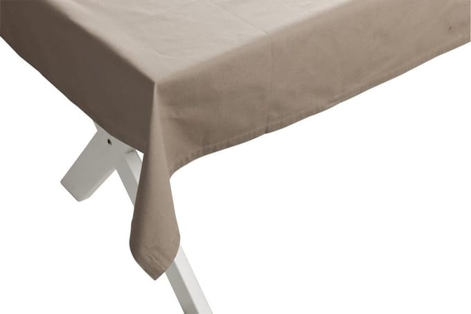 Sollana Tafelkleed Textiel taupe 140x220cm