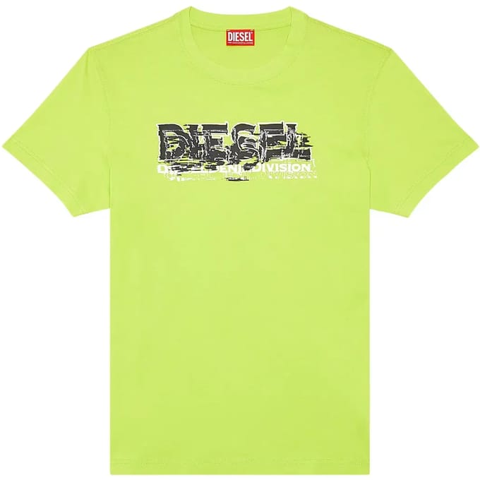 Diesel Graphic Tee Short Sleeves - Green T-Shirts