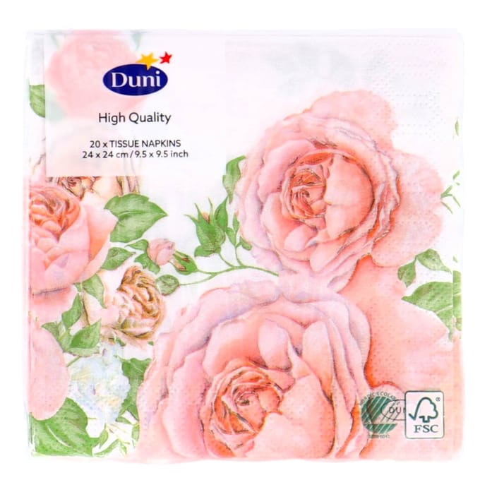 Rose Glory Servetten - 24x24 cm
