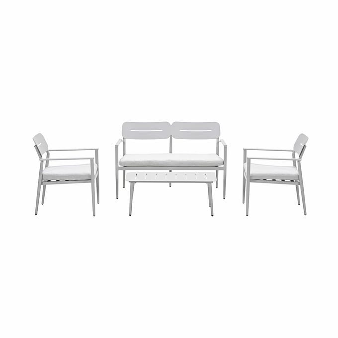 Morella loungeset - 4-delig - taupe - valley sand