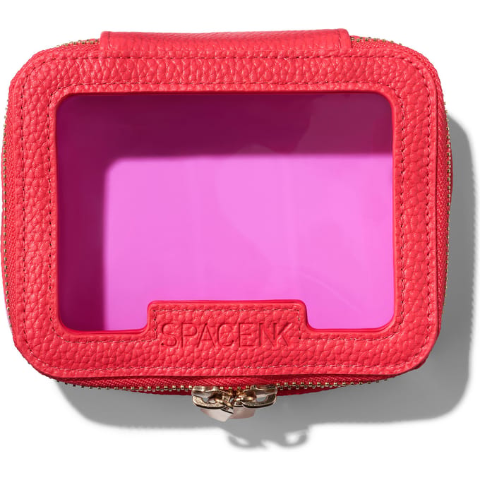 Space NK Mini Travel Bag Flamingo Pink