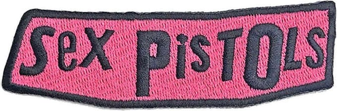 Sex Pistols - Logo Patch - Roze/Zwart
