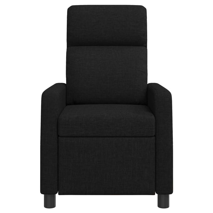 vidaXL - Recliner - Zwart - Stof