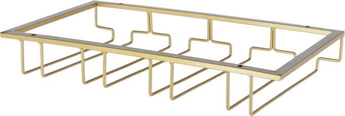 Vinata Glazenrek plafond 4 rijen - goud