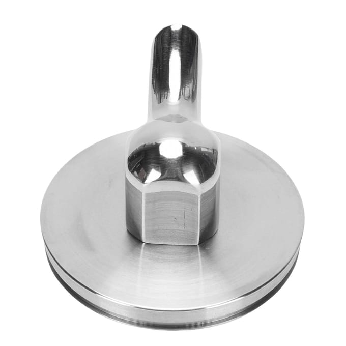 54mm Portafilter Uitloop Bodemloos naar Uitloop Koffiemachine Portafilter Uitloop 304 Roestvrij Staal gray