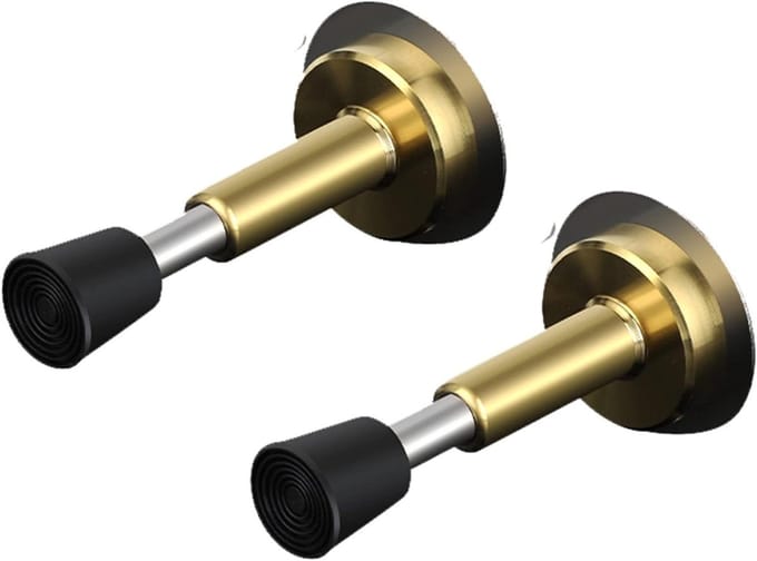 Deurstopper Set - Deur Buffer - Stil Deuren Sluiten - Hydraulisch Bufferontwerp - 2 Stuks - Goud Brons