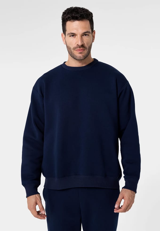 Oversized Sweatshirt MARINEBLAUW
