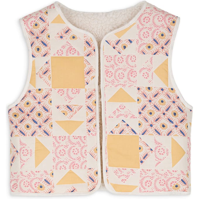 Louise Misha Vest Farah Cream Patchwork Größe: 4Y | Jacken Outlet | kids | Weiß