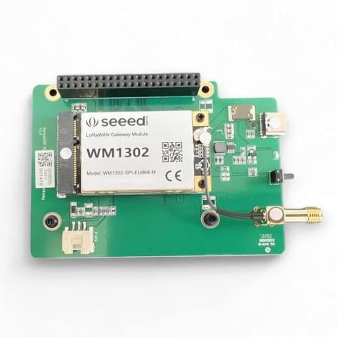 LoRaWAN Gateway Module - SX1302 Chipset, Mini PCIe-formaat, -139 dBm Gevoeligheid