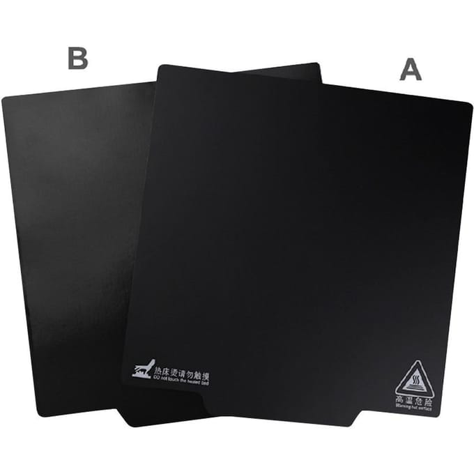 2× Magnetische Bouwoppervlak Plaat Sticker Print Bed Tape Voor Ender 3 Pro/V2 Neo/S1 black