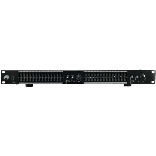 Omnitronic GEQ-2150 2-kanaals 19 inch equalizer