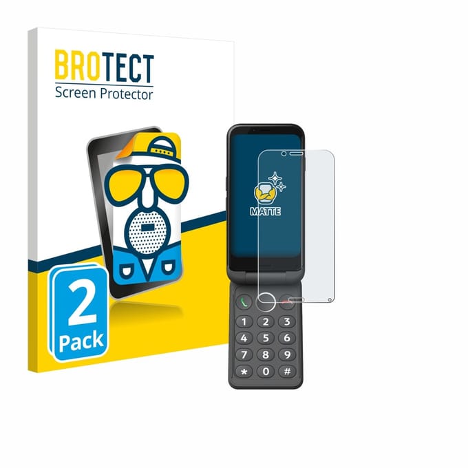 BROTECT - Screenprotector voor Doro Aurora A20 - Folie Beschermfolie matte 2 Stuks
