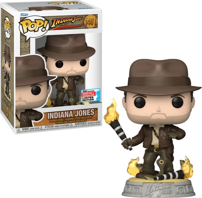 Funko POP! Indiana Jones (with Snakes) 1401 - NYCC 2023 Exclusive LE