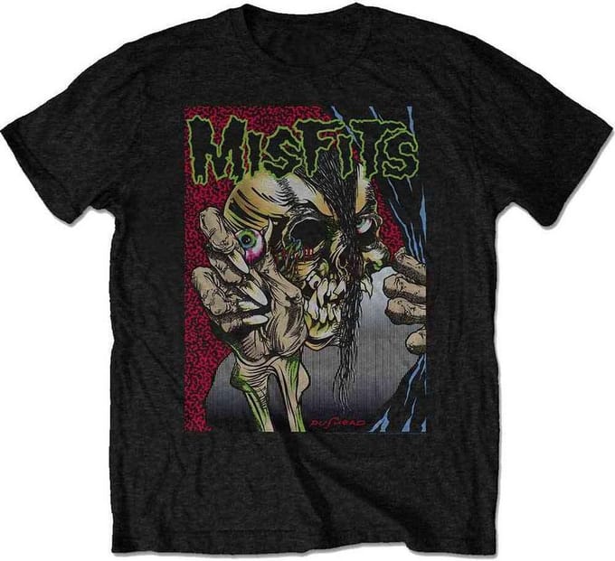 Misfits - Pushead Heren T-shirt - M - Zwart