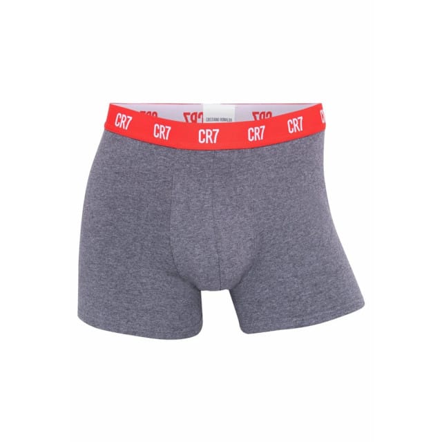 CR7 Heren Boxershorts Effen Rood/Grijs/Blauw 3-Pack - Maat M