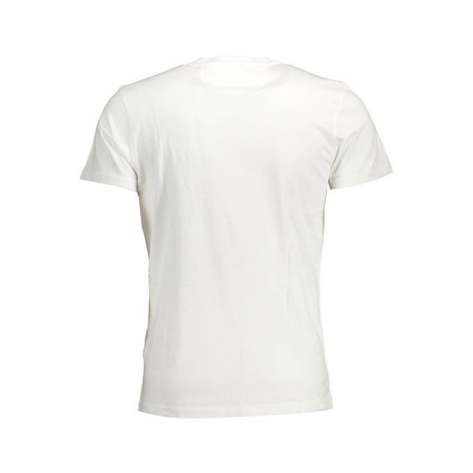 La Martina Bianco Katoenen Heren T-Shirt