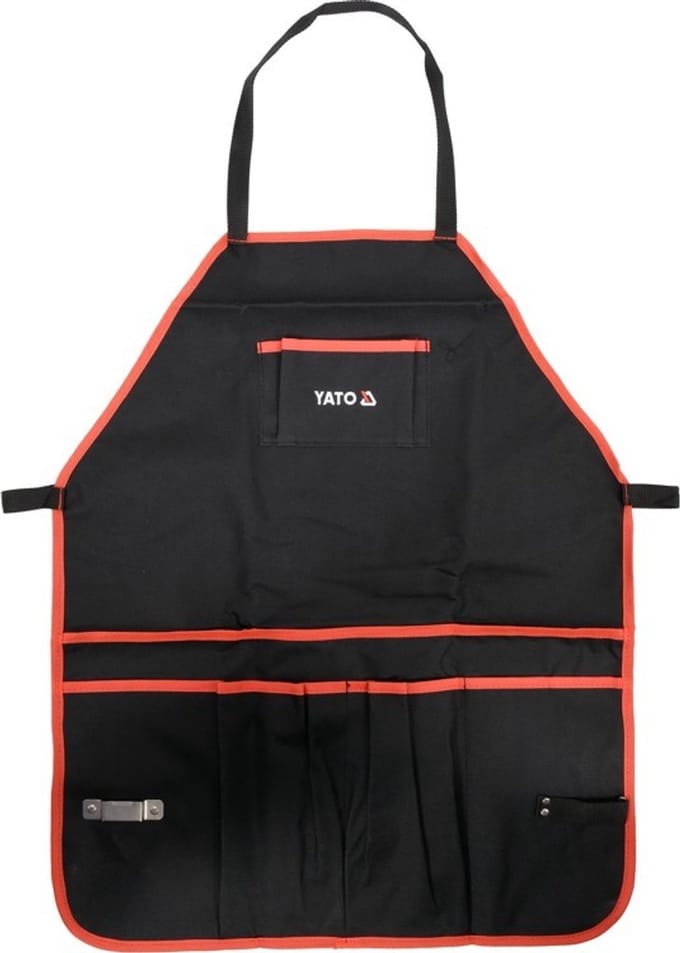 Yato Werkfartuch - Polyester - 69x56 cm - Zwart - Verstelbare Gesp