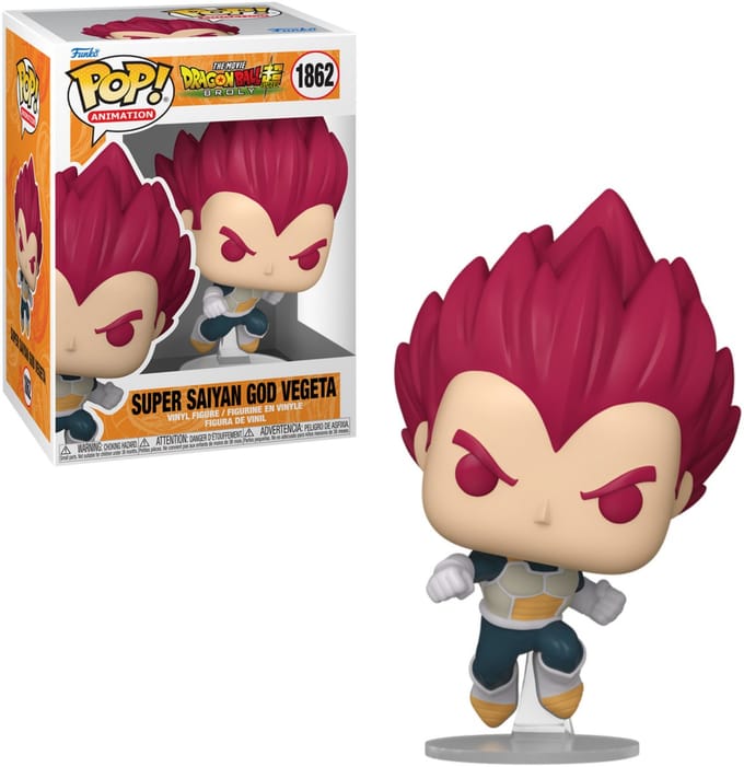 POP! Figures Dragon Ball Super - 1862 Super Saiyan God Vegeta Speelpoppen