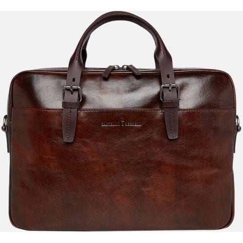 Castelijn en Beerens Castelijn & Beerens Rien laptoptas 15.6 inch cognac