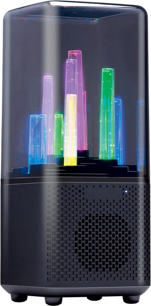 Benson Bluetooth luidspreker - Dansend licht - 3 uur muziek - 9 lichtmodi - Zwart