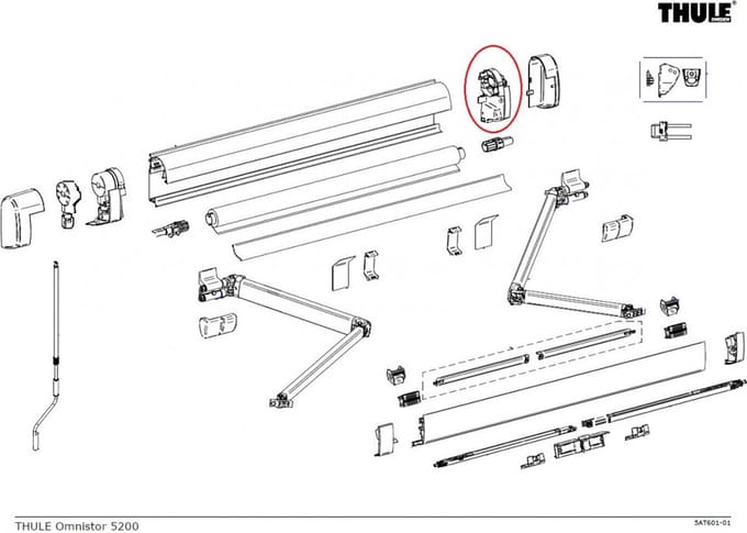 Thule Binnenkap RH 5200
