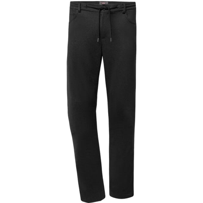 Jan Vanderstorm herren Broek Met Lage Taille - 66 - zwart - Plus Size