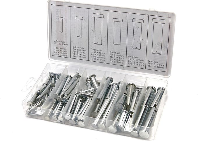 HBM 60 Delige Borgpennen Assortiment