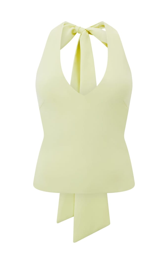 Odd Muse V-neck Top Lime Maat: L | Blouses Outlet | Dames | Geel