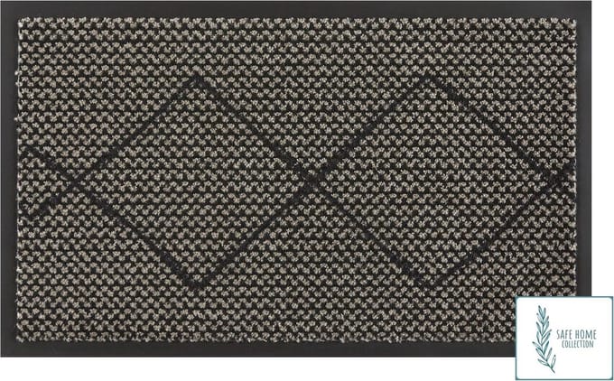 MD Entree - Deurmat - Schoonloopmat met antibacteriële werking - SAFE HOME COLLECTION - Jada Bronze - 45 x 75 cm