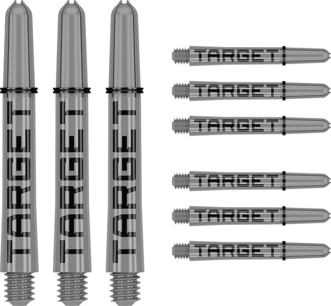 TARGET PRO GRIP TAG GREY & BLACK BAGGED SHAFT SET OF 3 MEDIUM
