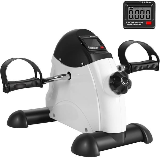 SCH® Stoelfiets - Fitness - Wit- 40cm x 24cm x 32cm