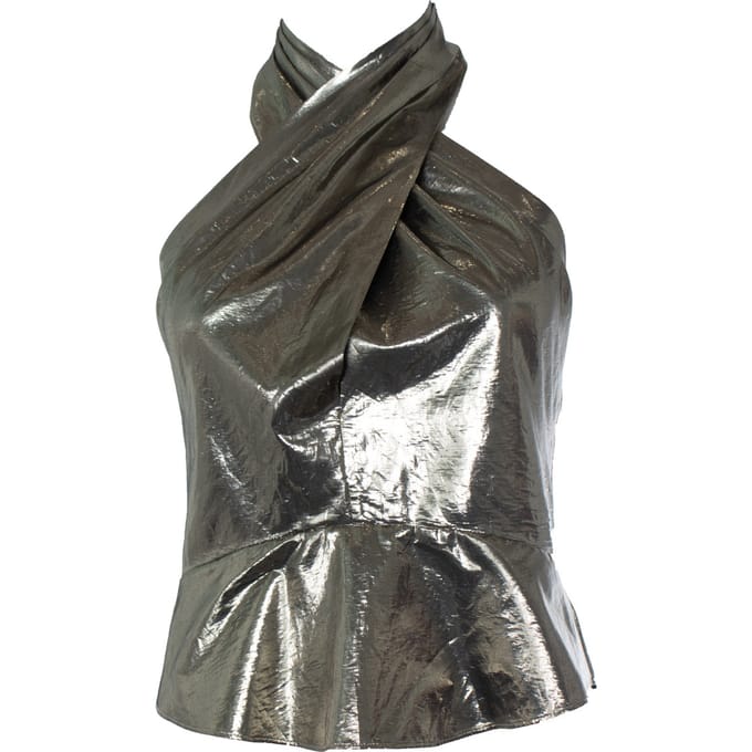 Isabel Marant, metallice haltertop