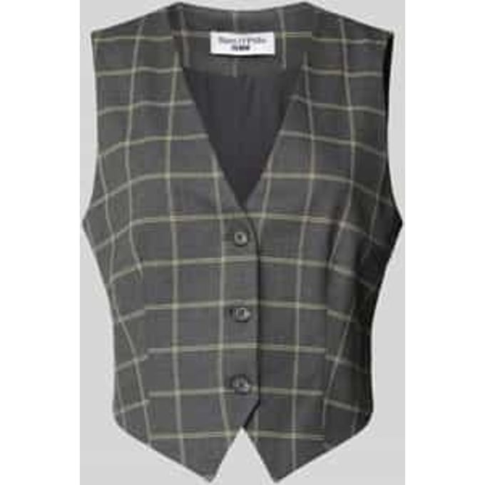 Regular fit gilet met viscose