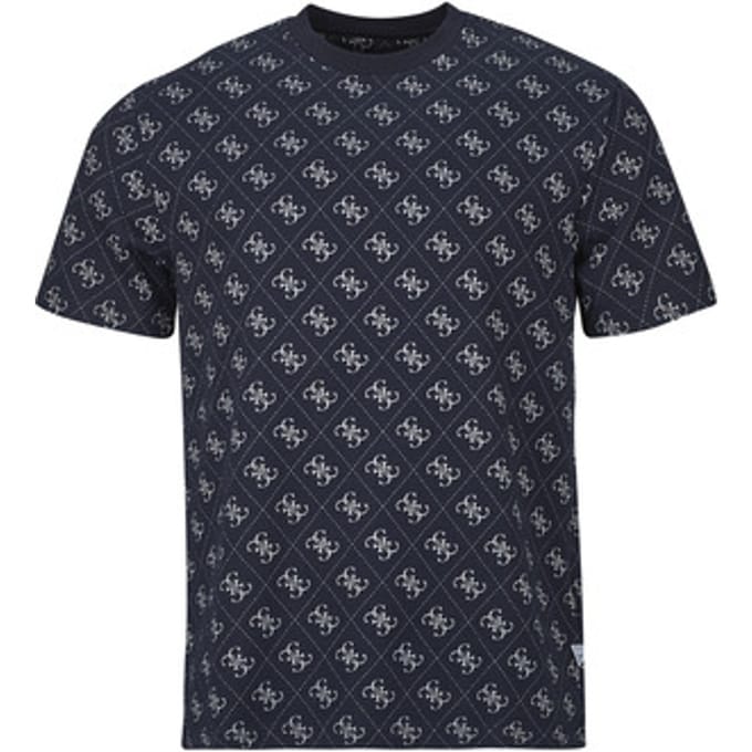 Guess  T-shirt Korte Mouw CN SS JACQUARD 4G KNIT TOP