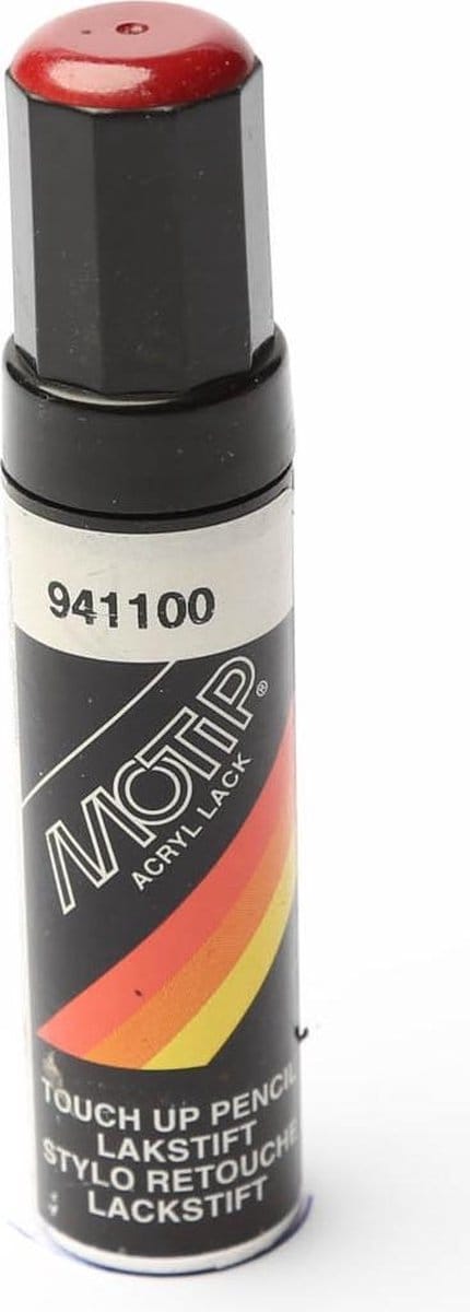 Motip 941100 - Auto lakstift - Rood - 12 ml