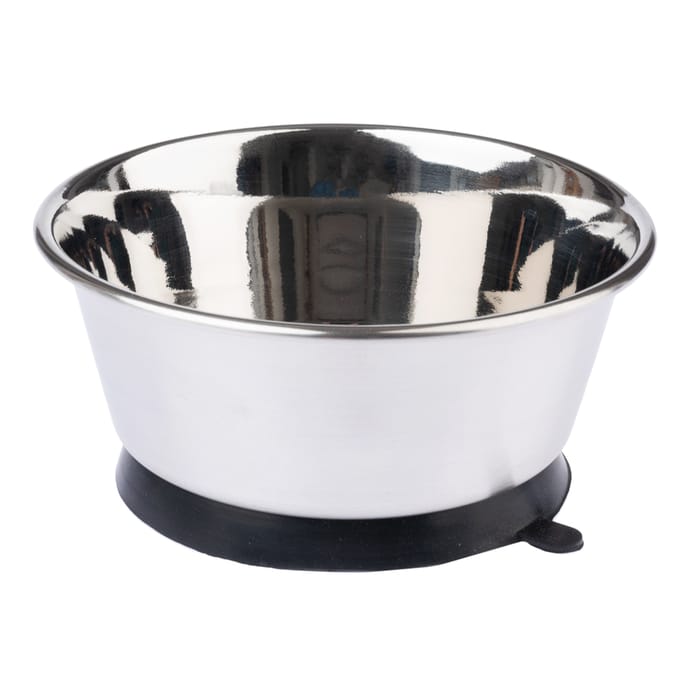 Modern Living Bevestigbare Voerbak Denver, zilver - 1,2 l, Ø 17 cm