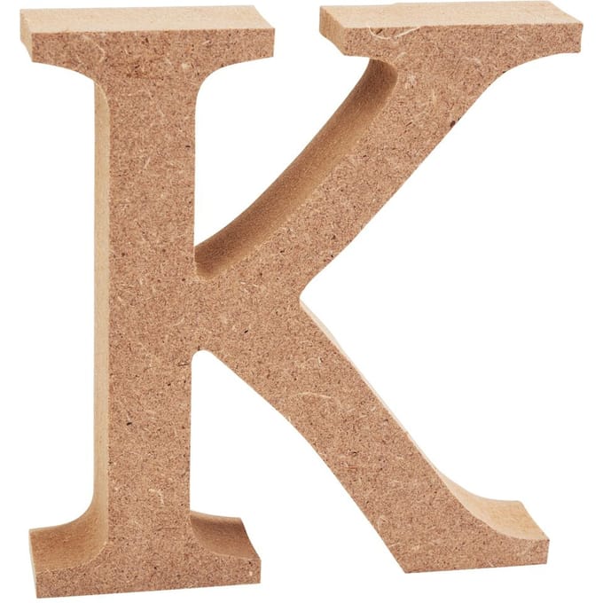 VBS MDF-brieven - Letter "K"
