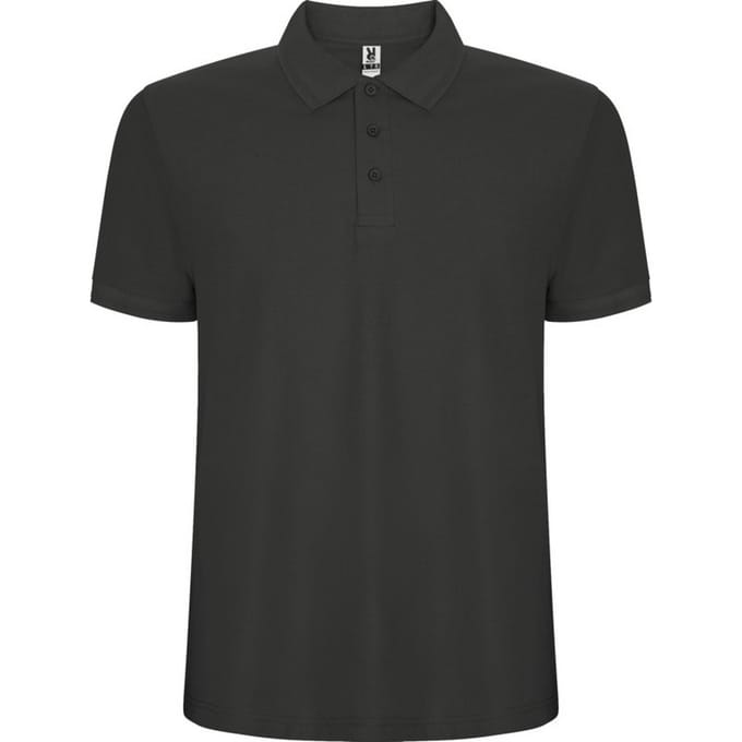 Roly Heren Pegaso Premium Effen Polo Shirt (Donker lood)
