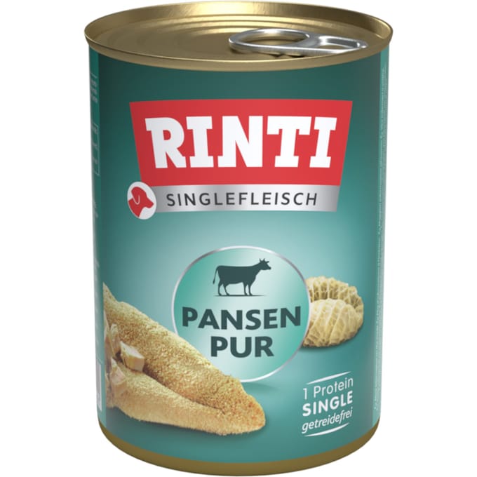 Rinti - Enkelvoudig vlees 12x400g - Puur pens